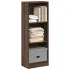 Bibliotecă, stejar maro, 40x24x76 cm, lemn prelucrat GartenMobel Dekor