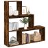 Bibliotecă/separator 3 niveluri stejar maro 123x29x123 cm lemn GartenMobel Dekor