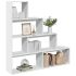 Bibliotecă/separator 4 niveluri, lemn 143,5x29x143,5 cm lemn GartenMobel Dekor