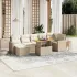 Set canapele de grădină cu perne, 8 piese, gri, poliratan GartenMobel Dekor