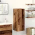 Dulap montat pe perete, gri sonoma, 34,5x34x90 cm GartenMobel Dekor