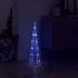 Piramidă decorativă con de lumini cu LED albastru 90 cm acril GartenMobel Dekor