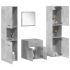 Set mobilier de baie, alb, lemn prelucrat GartenMobel Dekor