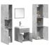 Set mobilier de baie, negru, lemn prelucrat GartenMobel Dekor
