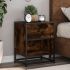 Noptiere, 2 buc., negru, 40x31x50 cm, lemn prelucrat GartenMobel Dekor