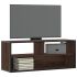 Dulap TV, gri sonoma, 100x31x39,5 cm, lemn prelucrat și metal GartenMobel Dekor