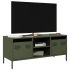 Dulap TV, negru, 101,5x39x43,5 cm, oțel laminat la rece GartenMobel Dekor