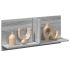 Dulap de perete, gri sonoma, 100x16,5x30 cm, lemn prelucrat GartenMobel Dekor