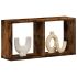 Dulap de perete, negru, 60x16x30 cm, lemn prelucrat GartenMobel Dekor