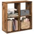 Bibliotecă/separator cameră lemn vechi 102x29x103,5 cm lemn GartenMobel Dekor