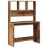 Birou cu rafturi, alb, 102x45x148 cm, lemn compozit GartenMobel Dekor