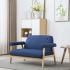 Canapea cu 2 locuri, gri deschis, material textil GartenMobel Dekor