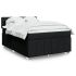 Pat box spring cu saltea, crem, 160x200 cm, material textil GartenMobel Dekor