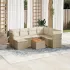 Set canapele de grădină cu perne, 8 piese, gri, poliratan GartenMobel Dekor