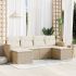 Set mobilier grădină cu perne, 6 piese, gri, poliratan GartenMobel Dekor