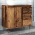 Dulap de baie, negru, 65x33x60 cm, lemn prelucrat GartenMobel Dekor