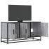 Dulap TV stejar sonoma, 100x35x50 cm lemn prelucrat și metal GartenMobel Dekor
