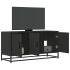 Dulap TV stejar sonoma, 100x35x50 cm lemn prelucrat și metal GartenMobel Dekor