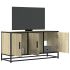 Dulap TV stejar sonoma, 100x35x50 cm lemn prelucrat și metal GartenMobel Dekor
