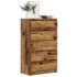 Dulap cu sertar, stejar fumuriu, 60x36x103 cm, lemn prelucrat GartenMobel Dekor