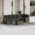 Set canapele de grădină cu perne, 8 piese, gri, poliratan GartenMobel Dekor