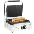 Grill Panini cu striații, 31x30,5x20 cm, inox, 1800 W GartenMobel Dekor