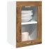 Dulap suspendat cu sticlă lemn vechi 40x31x60 cm lemn prelucrat GartenMobel Dekor