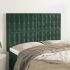 Tăblii de pat, 2 buc, verde închis, 100x5x78/88 cm, catifea GartenMobel Dekor