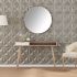 Panouri de perete 3D 12 buc. gri 50x50 cm model diamant 3 m² GartenMobel Dekor