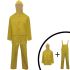 Costum de ploaie impermeabil cu glugă, mărime XXL verde 2 piese GartenMobel Dekor