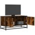 Dulap TV, stejar sonoma, 80x34,5x40 cm, lemn prelucrat și metal GartenMobel Dekor