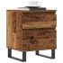 Noptiere, 2 buc., lemn vechi, 40x35x50 cm, lemn prelucrat GartenMobel Dekor