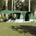 Cort de camping tunel pentru 5 persoane, verde, impermeabil GartenMobel Dekor