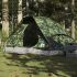 Cort camping cupolă 2 persoane verde măsliniu impermeabil GartenMobel Dekor