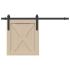Set glisare ușă mini pentru dulap, oțel carbon, 200 cm GartenMobel Dekor