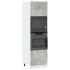 Dulap cuptor microunde, Lemn vechi, 60 x 57 x 207 cm, PAL GartenMobel Dekor