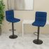 Scaune de bar, 2 buc., gri deschis, material textil GartenMobel Dekor