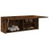 Dulap perete baie, gri sonoma, 80x25x30cm, lemn prelucrat GartenMobel Dekor