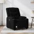 Fotoliu rabatabil electric, gri deschis, textil GartenMobel Dekor