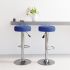 Scaune de bar, 2 buc., negru, material textil GartenMobel Dekor