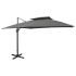 Umbrelă suspendată cu înveliș dublu, albastru azuriu, 300x300cm GartenMobel Dekor