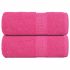 Prosoape de baie 2 buc Roz 100x150 cm 360 g/m² 100% bumbac GartenMobel Dekor