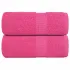 Prosoape de baie 2 buc Roz 100x150 cm 360 g/m² 100% bumbac GartenMobel Dekor