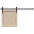 Set glisare ușă mini pentru dulap, oțel carbon, 200 cm GartenMobel Dekor