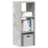 Biblioteci 2 buc, stivuibile, alb, 30x30x80 cm, lemn prelucrat GartenMobel Dekor