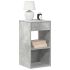 Noptiere cu sertar 2 buc stejar negru 35x34x66,5 cm GartenMobel Dekor