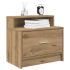 Noptiera cu sertar stejar afumat 51x31x47 cm GartenMobel Dekor