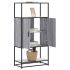 Dulapuru Stejar Sonoma 68x35x139 cm lemn și metal prelucrat GartenMobel Dekor