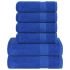 Set prosoape 6 piese alb 360 g/m² 100% bumbac GartenMobel Dekor