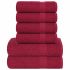 Set prosoape 6 piese alb 360 g/m² 100% bumbac GartenMobel Dekor